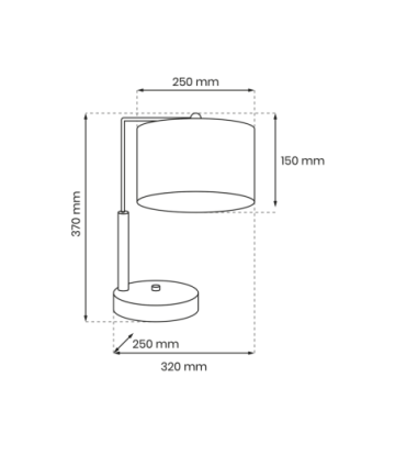 Lampka Nocna ULTIMO WHITE 1xE27