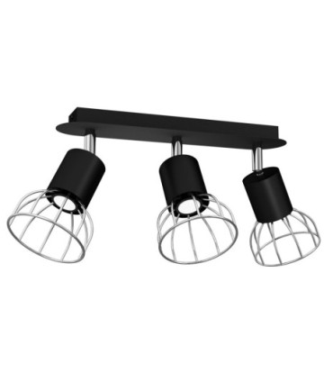 Lampa Sufitowa DANTE BLACK/SILVER 3x mini GU10