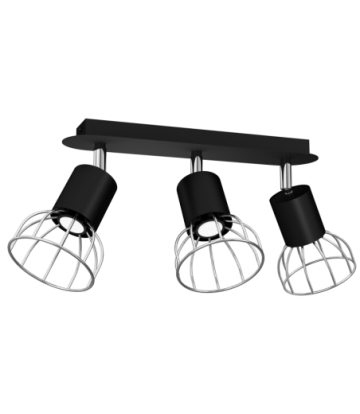 Lampa Sufitowa DANTE BLACK/SILVER 3x mini GU10