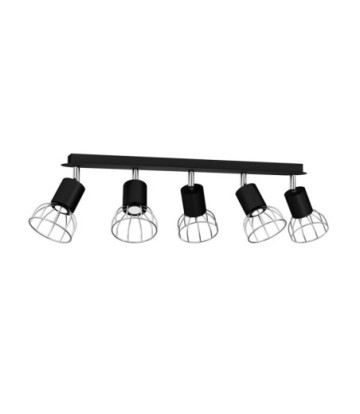 Lampa Sufitowa DANTE BLACK/SILVER 5x mini GU10