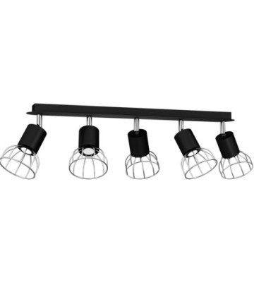 Lampa Sufitowa DANTE BLACK/SILVER 5x mini GU10