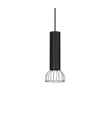 Lampa Wisząca DANTE BLACK/SILVER 1x mini GU10