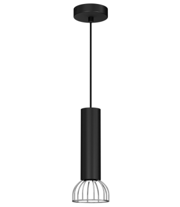 Lampa Wisząca DANTE BLACK/SILVER 1x mini GU10