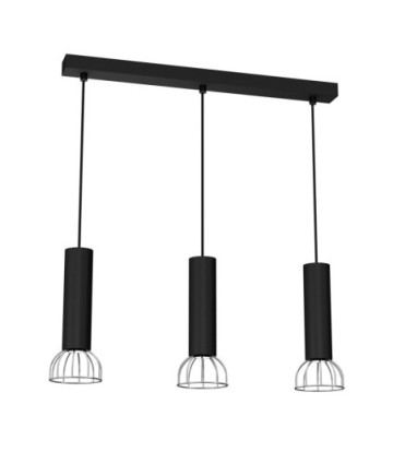 Lampa Wisząca DANTE BLACK/SILVER 3x mini GU10