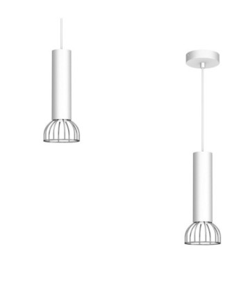 Lampa Wisząca DANTE SILVER 1x mini GU10