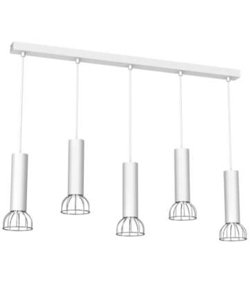 Lampa Wisząca DANTE SILVER 5x mini GU10