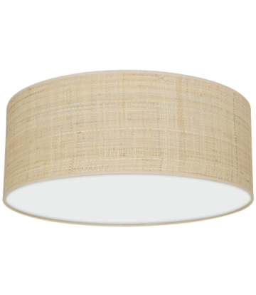 Lampa sufitowa MARSHALL WHITE / RATTAN 2xE27 Ø40cm