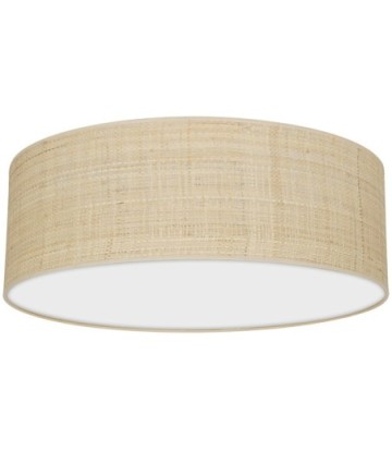 Lampa sufitowa MARSHALL WHITE / RATTAN 3xE27 Ø50cm