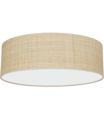 Lampa sufitowa MARSHALL WHITE / RATTAN 3xE27