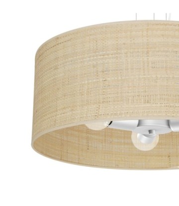 Lampa wisząca MARSHALL WHITE / RATTAN 3xE27