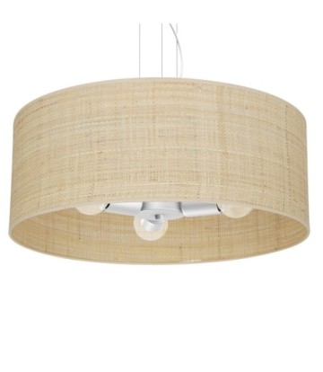 Lampa wisząca MARSHALL WHITE / RATTAN 3xE27