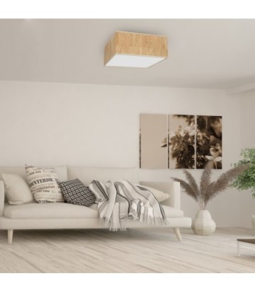 Lampa sufitowa CORK White/Cork 3xE27