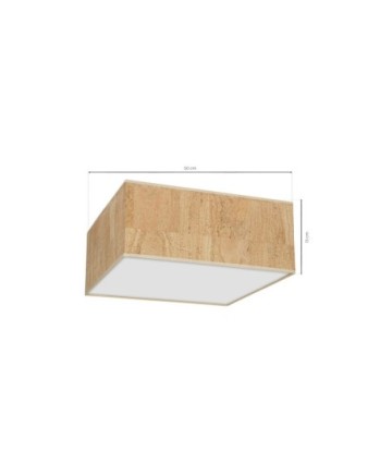 Lampa sufitowa CORK White/Cork 3xE27