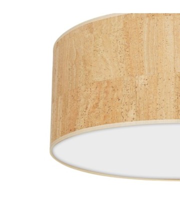 Lampa sufitowa CORK White/Cork 3xE27  Ø50cm