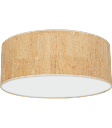 Lampa sufitowa CORK White/Cork 3xE27  Ø50cm