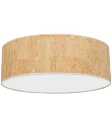 Lampa sufitowa CORK White/Cork 3xE27  Ø60cm