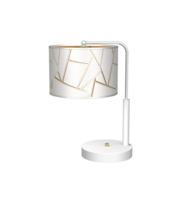 Lampka nocna ZIGGY WHITE White/Gold 1xE27