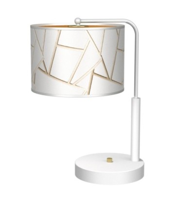 Lampka nocna ZIGGY WHITE White/Gold 1xE27