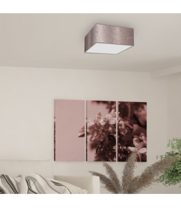 Lampa sufitowa ZIGGY PINK Gold/Pink 2xE27