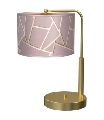 Lampka nocna ZIGGY PINK Gold/Pink 1xE27