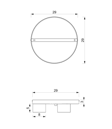 Lampa sufitowa DIXIE White  3xGX53