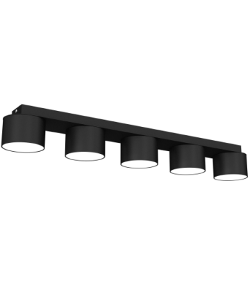 Lampa sufitowa DIXIE Black  5xGX53