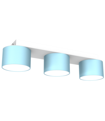 Lampa sufitowa DIXIE Blue/White 3xGX53