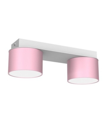 Lampa sufitowa DIXIE Pink/White  2xGX53