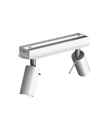 Lampa sufitowa PRESTON WHITE/CHROME 2x mini GU10