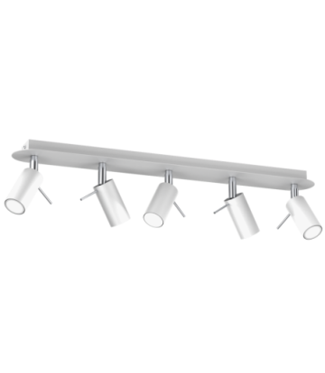 Lampa sufitowa PRESTON WHITE/CHROME 5x mini GU10