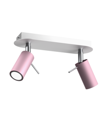 Lampa sufitowa PRESTON PINK/WHITE 2x mini GU10