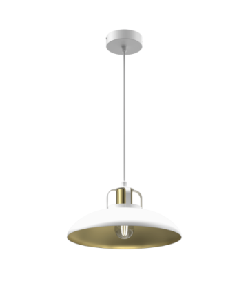 Lampa wisząca FELIX WHITE/GOLD 1xE27