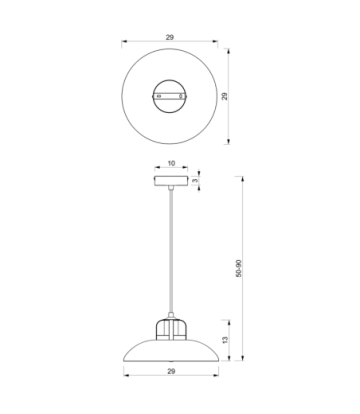 Lampa wisząca FELIX WHITE/GOLD 1xE27