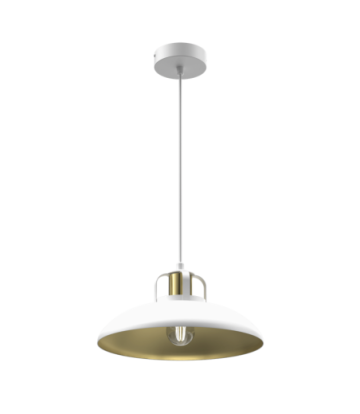 Lampa wisząca FELIX WHITE/GOLD 1xE27