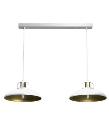 Lampa wisząca FELIX WHITE/GOLD 2xE27