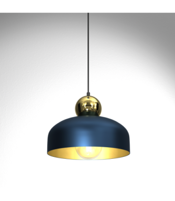 Lampa Wisząca HARALD GOLD/NAVY BLUE 1xE27