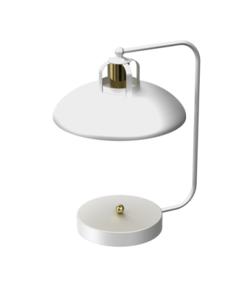 Lampka biurkowa FELIX WHITE/GOLD 1xE27