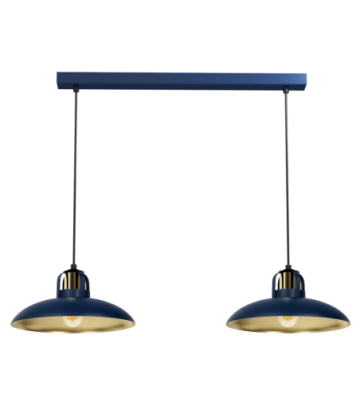 Lampa wisząca FELIX NAVY BLUE/GOLD 2xE27