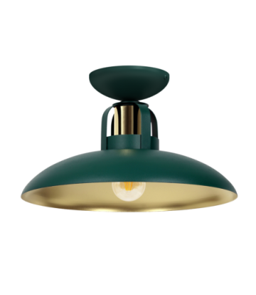 Lampa sufitowa FELIX GREEN/GOLD 1xE27