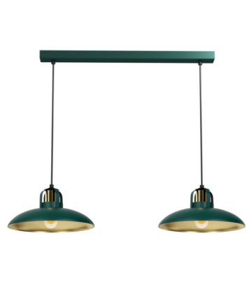 Lampa wisząca FELIX GREEN/GOLD 2xE27