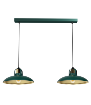 Lampa wisząca FELIX GREEN/GOLD 2xE27