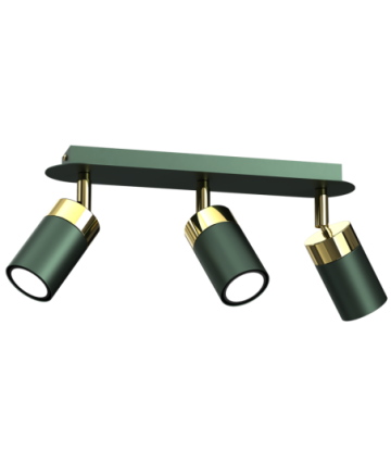 Lampa sufitowa JOKER GREEN/GOLD 3xGU10