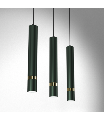 Lampa wisząca JOKER GREEN/GOLD 3xGU10