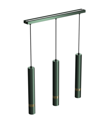 Lampa wisząca JOKER GREEN/GOLD 3xGU10