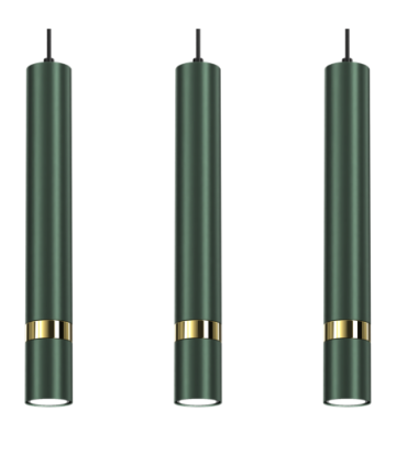 Lampa wisząca JOKER GREEN/GOLD 3xGU10