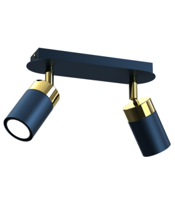 Lampa sufitowa JOKER NAVY BLUE/GOLD 2xGU10