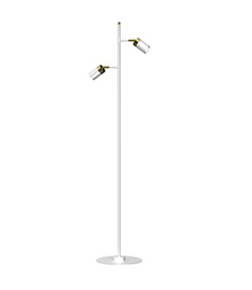 Lampa podłogowa JOKER WHITE/GOLD 2xGU10