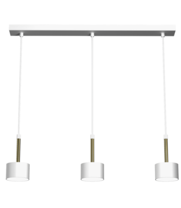 Lampa wisząca ARENA WHITE/GOLD 3xGX53