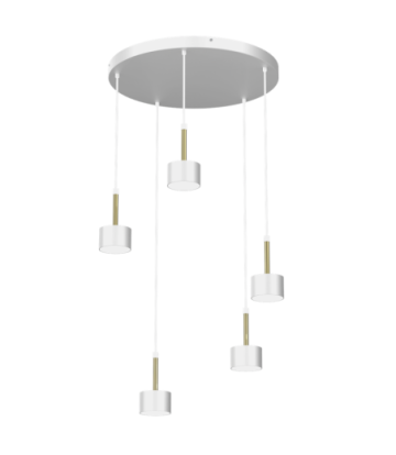 Lampa wisząca ARENA WHITE/GOLD 5xGX53