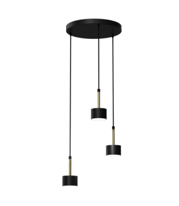 Lampa wisząca ARENA BLACK/GOLD 3xGX53